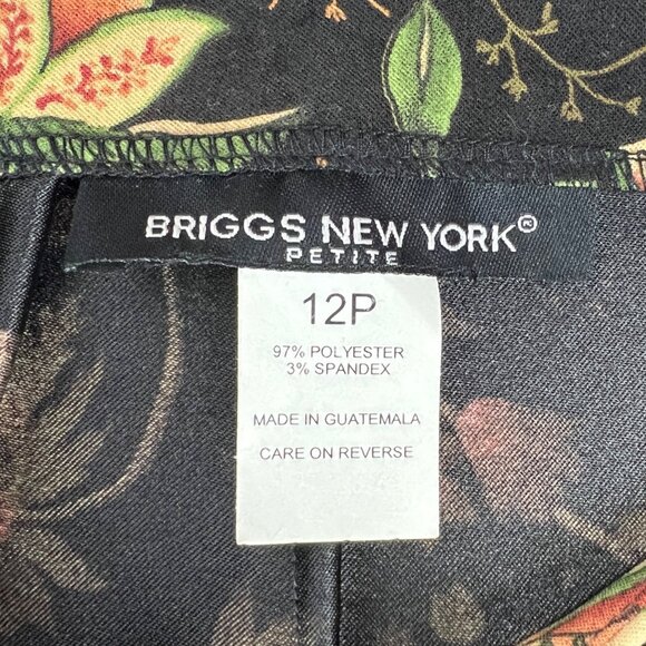 Vintage 90s Black Floral Paisley Cottagecore Fairy Grunge Boho Midi Skirt / 12 - Picture 6 of 6